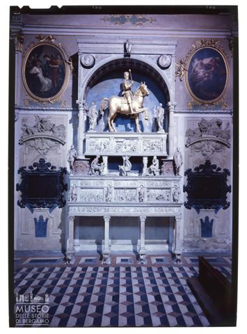 Vedute interne della Cappella Colleoni di Bergamo