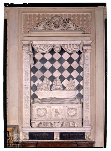 Cappella Colleoni di Bergamo, monumento funebre a Medea