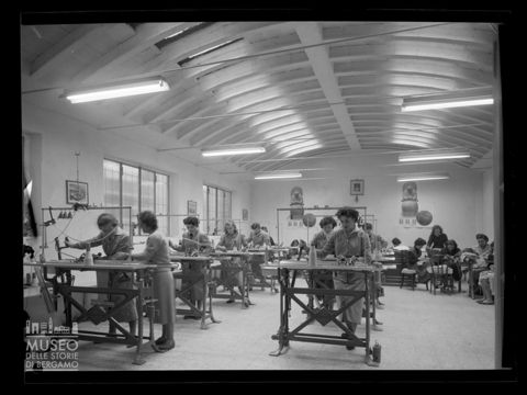 Laboratorio produttivo della Manifattura B.B.B. di Monza