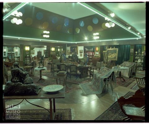 Mostra nella sala esposizioni dell'Hotel San Marco a Bergamo