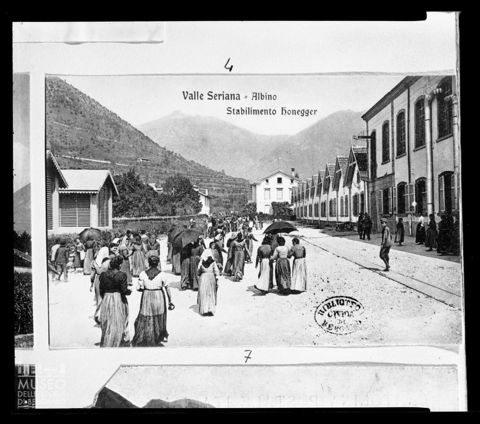 Riproduzioni di cartoline del cotonificio Honegger ad Albino