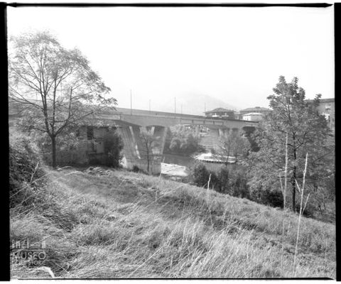Nuovo ponte sul fiume Brembo a Zogno