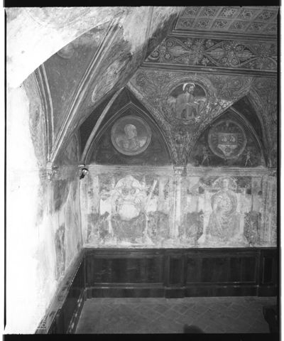 Affreschi della sala del consiglio nel Luogo Pio Colleoni a Bergamo