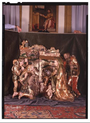 Presepio ligneo di Giovanni Angelo del Maino