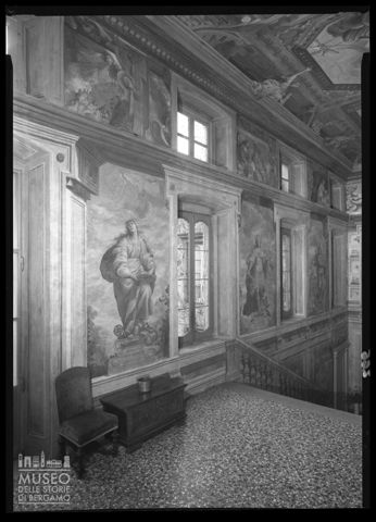 Interni di Palazzo Moroni a Bergamo