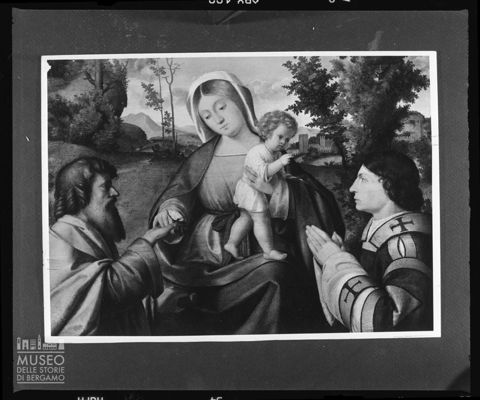 Riproduzione di un dipinto di Andrea Previtali