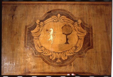 Interni, arredi e quadri di Palazzo Moroni a Bergamo