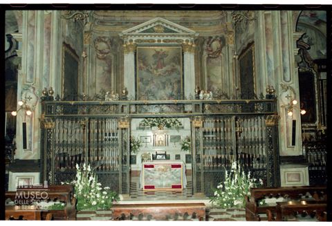 Altare maggiore della chiesa di San Benedetto a Bergamo