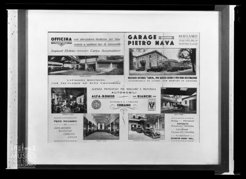 Riproduzione di una pubblicità del Garage Nava