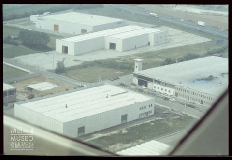 Zona industriale nei pressi dell'aeroporto di Orio al Serio