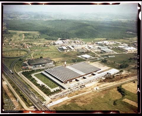 Veduta aerea dello stabilimento SACE Sud di Frosinone