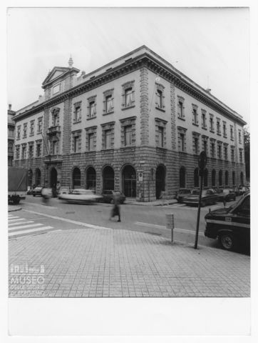 Veduta del Palazzo della Camera di Commercio a Bergamo