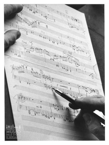 Le varie fasi dell'incisoria musicale: la bozza di lavoro del tecnico musicale