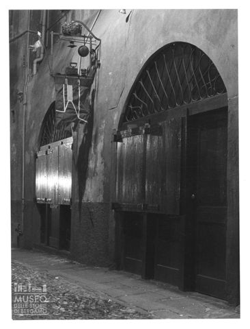 Scorcio di via Aquila Nera a Bergamo