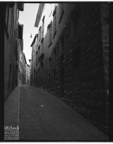 Scorcio di via Donizetti a Bergamo
