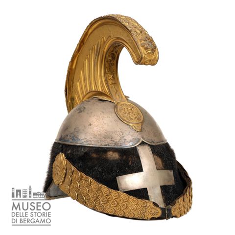 Elmo da cavalleria reggimenti Dragoni del Regio esercito italiano
