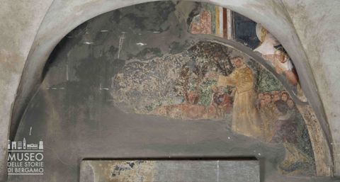 Santa Caterina d'Alessandria e frammento di San Giovanni Battista