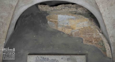 Veduta di città portuale