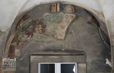 Volto di San Francesco d'Assisi; Gesù Bambino sul trono; Gesù Bambino benedicente