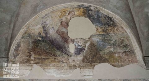 San Francesco d'Assisi riceve Gesù Bambino dalla Madonna