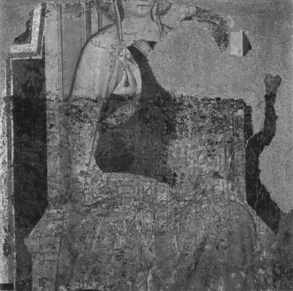 Madonna col Bambino e giglio in trono