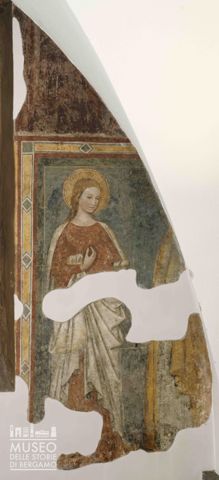 Maddalena e una Santa e figure frammentarie