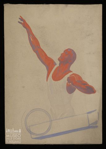 Atleta in posa