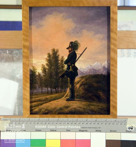 Soldato lombardo della Legione Simonetta (1848)