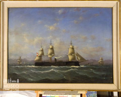 Nave da guerra della Marina Sarda