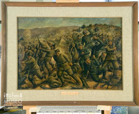 Fanteria sul Veliki, 78° reggimento, scena di guerra