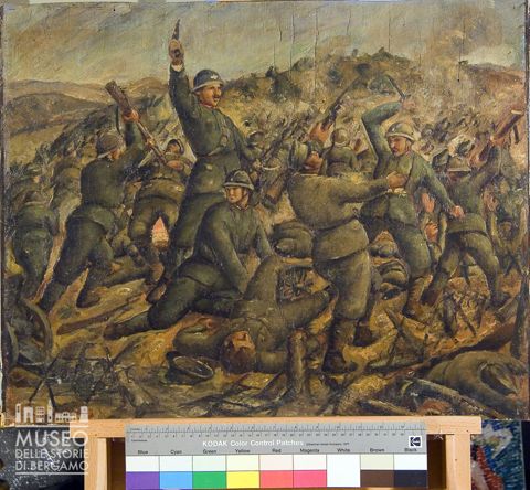 78° Reggimento Fanteria, scena di guerra non identificabile