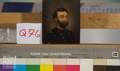 Ritratto di Antonio Tomasi in uniforme degli artiglieri di Marghera