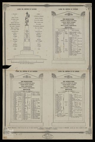 LAPIDE NEL CIMITERO DI VALTEZZE