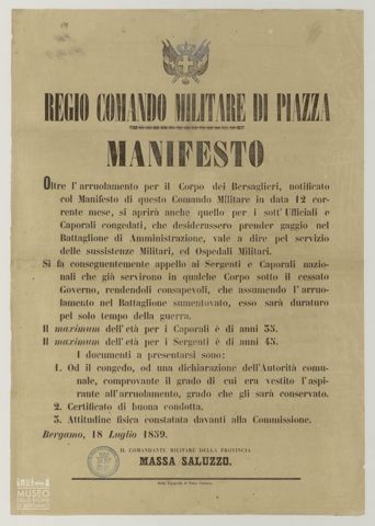 REGIO COMANDO MILITARE DI PIAZZA