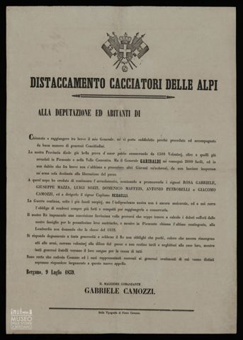 DISTACCAMENTO CACCIATORI DELLE ALPI