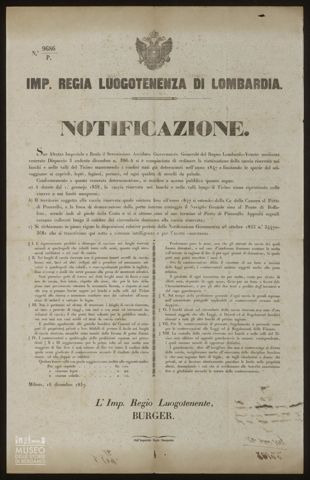 IMP. REGIA LUOGOTENENZA DI LOMBARDIA