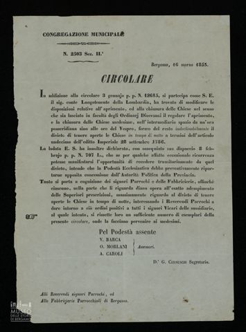 CONGREGAZIONE MUNICIPALE