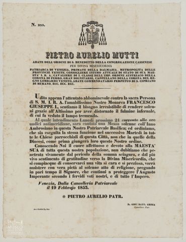 PIETRO AURELIO MUTTI ABATE DELL'ORDINE DI S.BENEDETTO