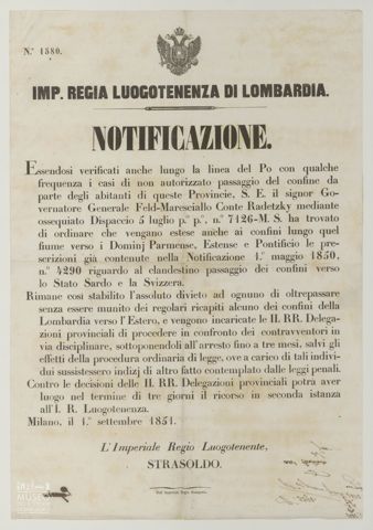 IMP. REGIA LUOGOTENENZA DI LOMBARDIA