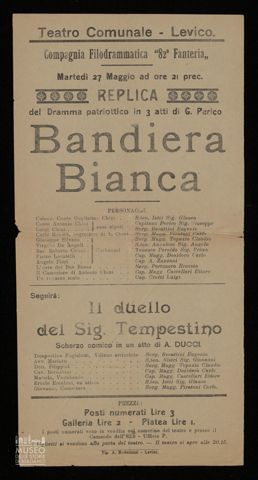 TEATRO COMUNALE - LEVICO. COMPAGNIA FILODRAMMATICA 