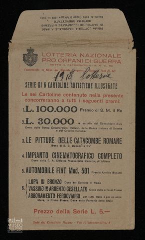 LOTTERIA NAZIONALE PRO ORFANI DI GUERRA