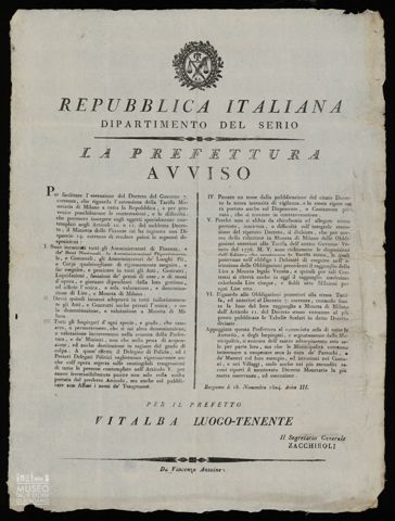 REPUBBLICA ITALIANA DIPARTIMENTO DEL SERIO LA PREFETTURA AVVISO