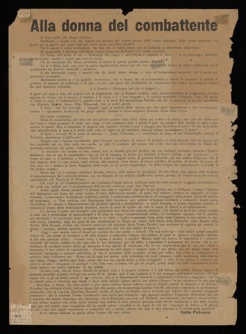 ALLA DONNA DEL COMBATTENTE