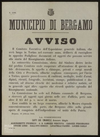 IL COMITATO ESECUTIVO DELL'ESPOSIZIONE GENERALE ITALIANA