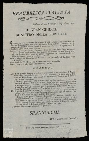 IL GRAN GIUDICE MINISTRO DELLA GIUSTIZIA