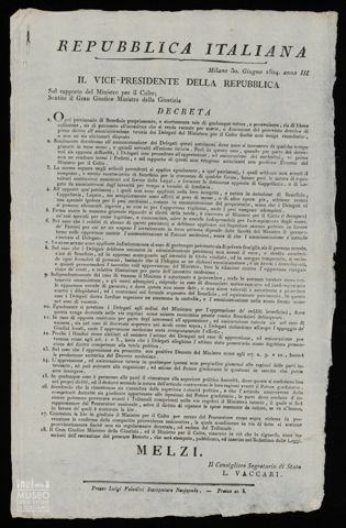 IL VICE-PRESIDENTE DELLA REPUBBLICA SUL RAPPORTO DEL MINISTRO PER IL CULTO