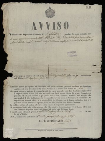 AVVISO VOLENDOSI DALLA DEPUTAZIONE COMUNALE DI ROSCIATE