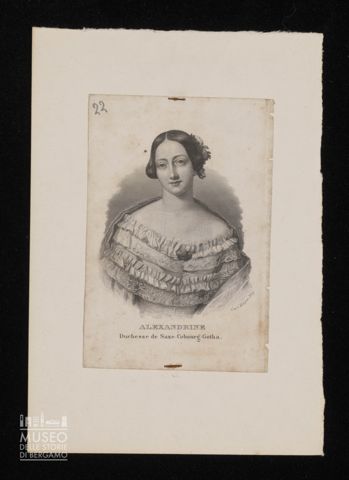 Alexandrine Duchesse de Saxe - Cobourg - Gotha