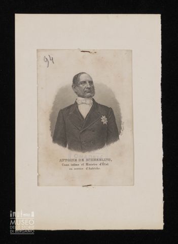 Antoine de Schmerling, Cons. intime et Ministre d'Etat au service d'Autriche