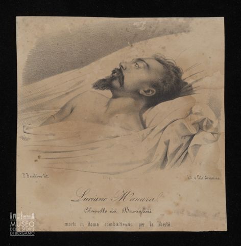 Luciano Manara Colonnello dei Bersaglieri morto in Roma combattendo per la libertà